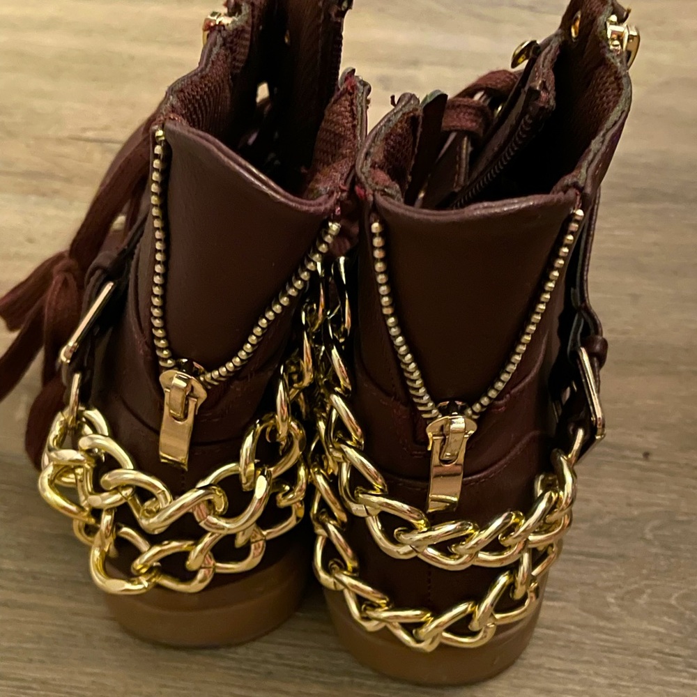 Funky hi-top sneakers